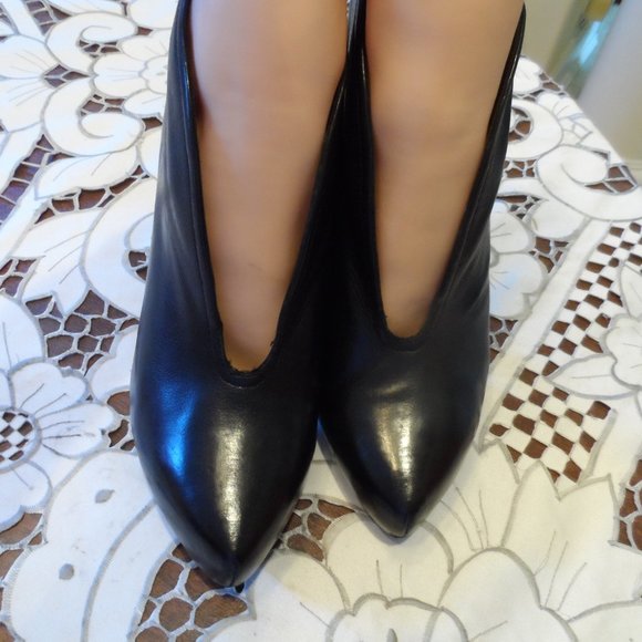 ASH Dune Black Leather Ankle Boots Size 37M - Picture 7 of 14